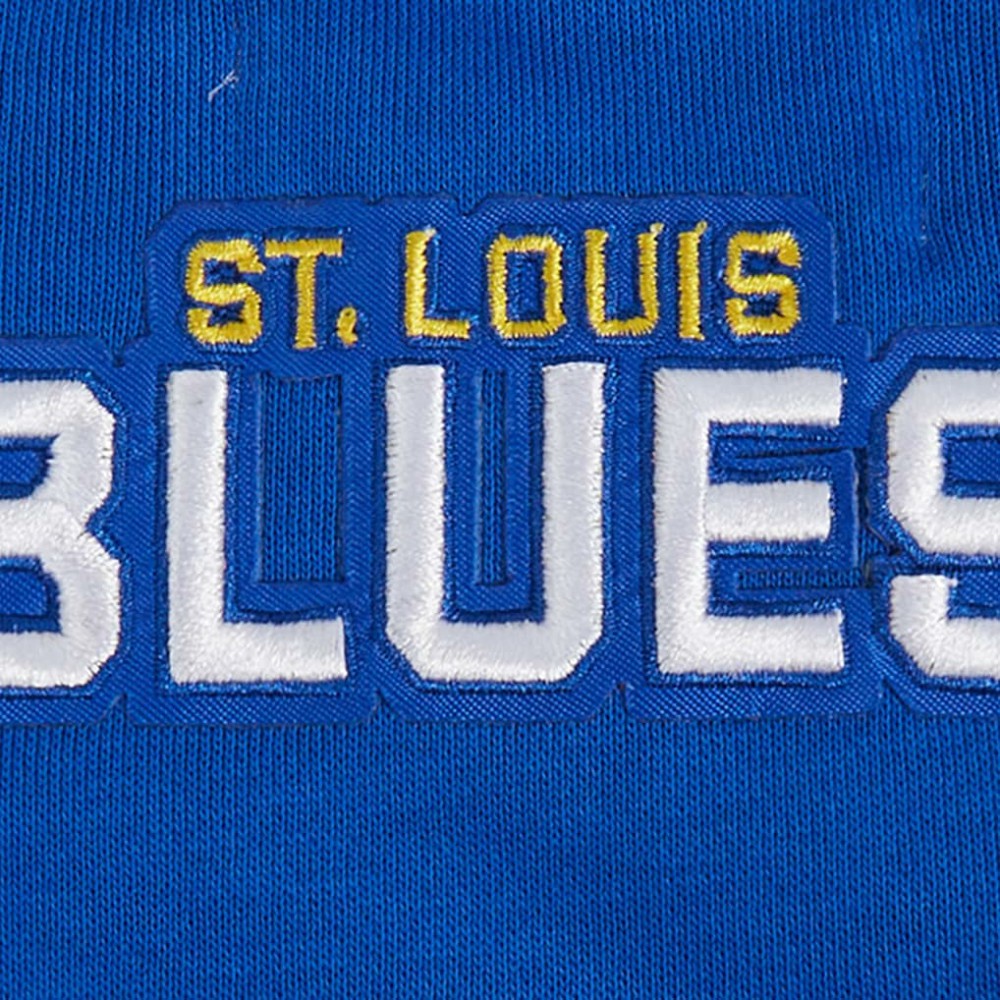 St. Louis Blues Pro Standard Women's Area Code Cropped Pullover Sweatshirt - Blue | US 201205070