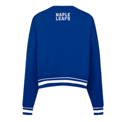 Toronto Maple Leafs Pro Standard Women's Area Code Cropped Pullover Sweatshirt - Blue | US 201205078