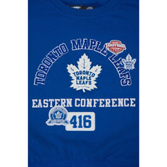 Toronto Maple Leafs Pro Standard Women's Area Code Cropped Pullover Sweatshirt - Blue | US 201205078