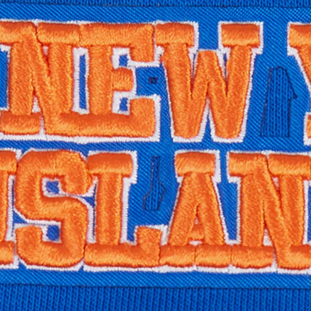 New York Islanders Pro Standard Women's Area Code Cropped Pullover Sweatshirt - Royal | US 201205081