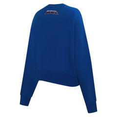 Colorado Avalanche Pro Standard Women's Area Code Cropped Pullover Sweatshirt - Blue | US 201205087