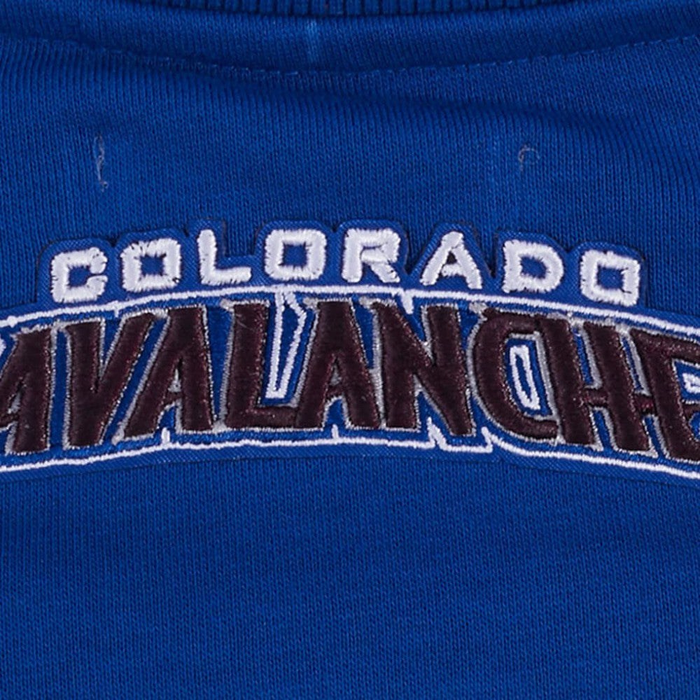 Colorado Avalanche Pro Standard Women's Area Code Cropped Pullover Sweatshirt - Blue | US 201205087