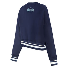 Seattle Kraken Pro Standard Women's Area Code Cropped Pullover Sweatshirt - Deep Sea Blue | US 201205091