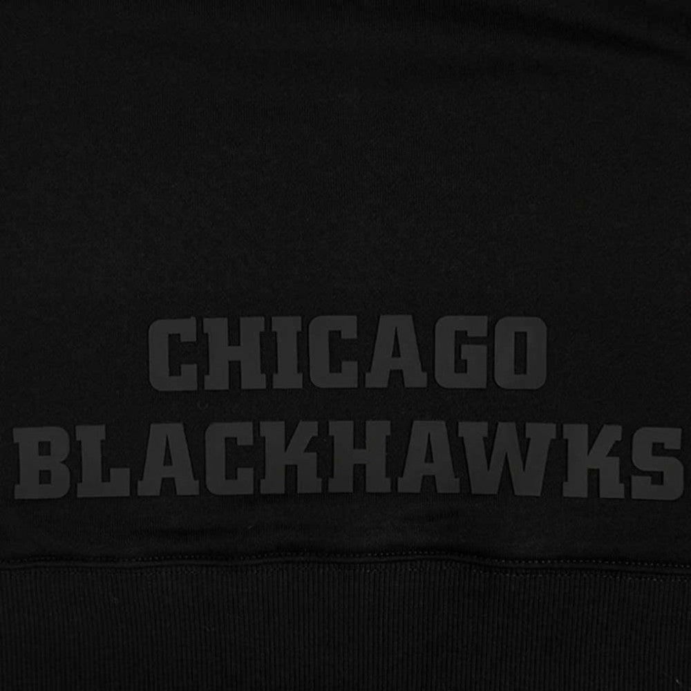 Chicago Blackhawks Pro Standard Women's Jewels Cropped Pullover Hoodie - Black | US 201205110