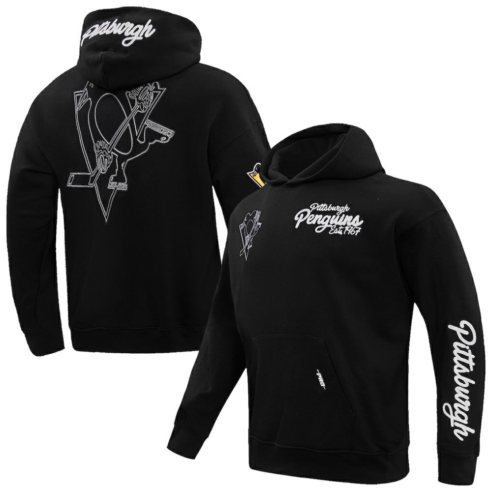 Pittsburgh Penguins Pro Standard Paint the City Pullover Hoodie - Black | US 201205146