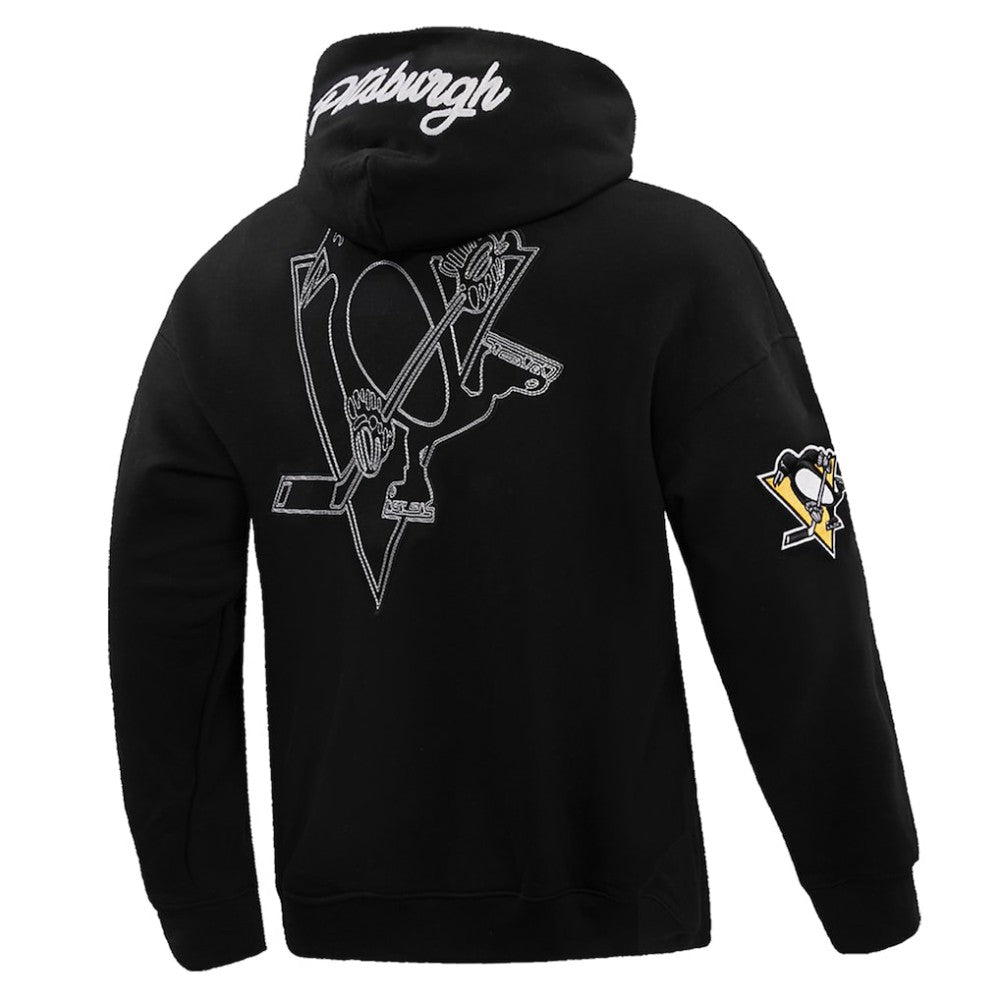 Pittsburgh Penguins Pro Standard Paint the City Pullover Hoodie - Black | US 201205146