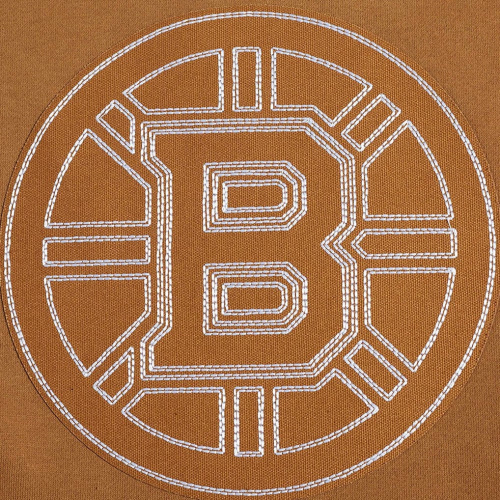 Boston Bruins Pro Standard Paint the City Pullover Sweatshirt - Brown | US 201205154