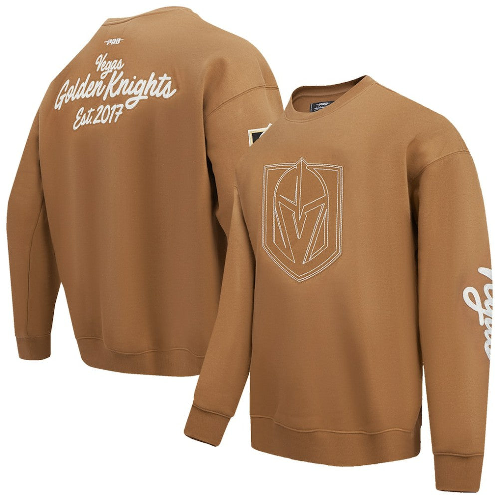 Vegas Golden Knights Pro Standard Paint the City Pullover Sweatshirt - Brown | US 201205155