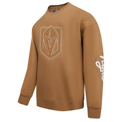 Vegas Golden Knights Pro Standard Paint the City Pullover Sweatshirt - Brown | US 201205155