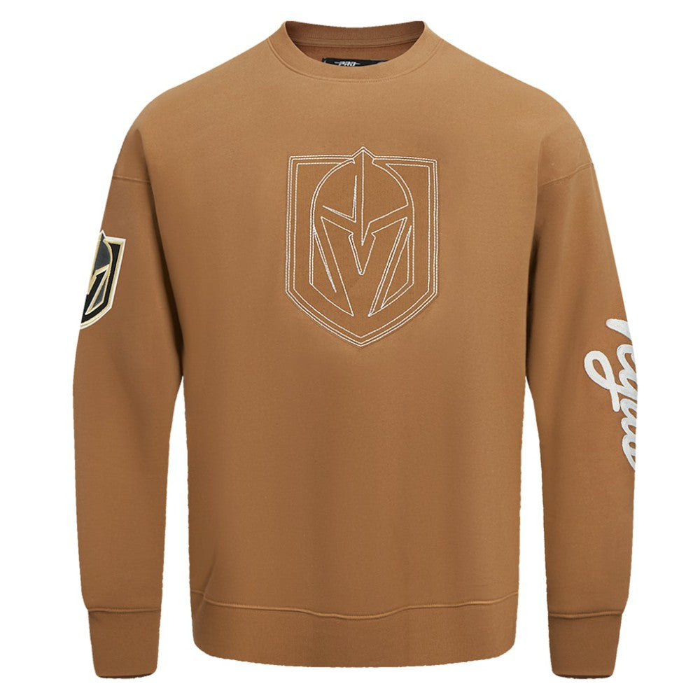 Vegas Golden Knights Pro Standard Paint the City Pullover Sweatshirt - Brown | US 201205155