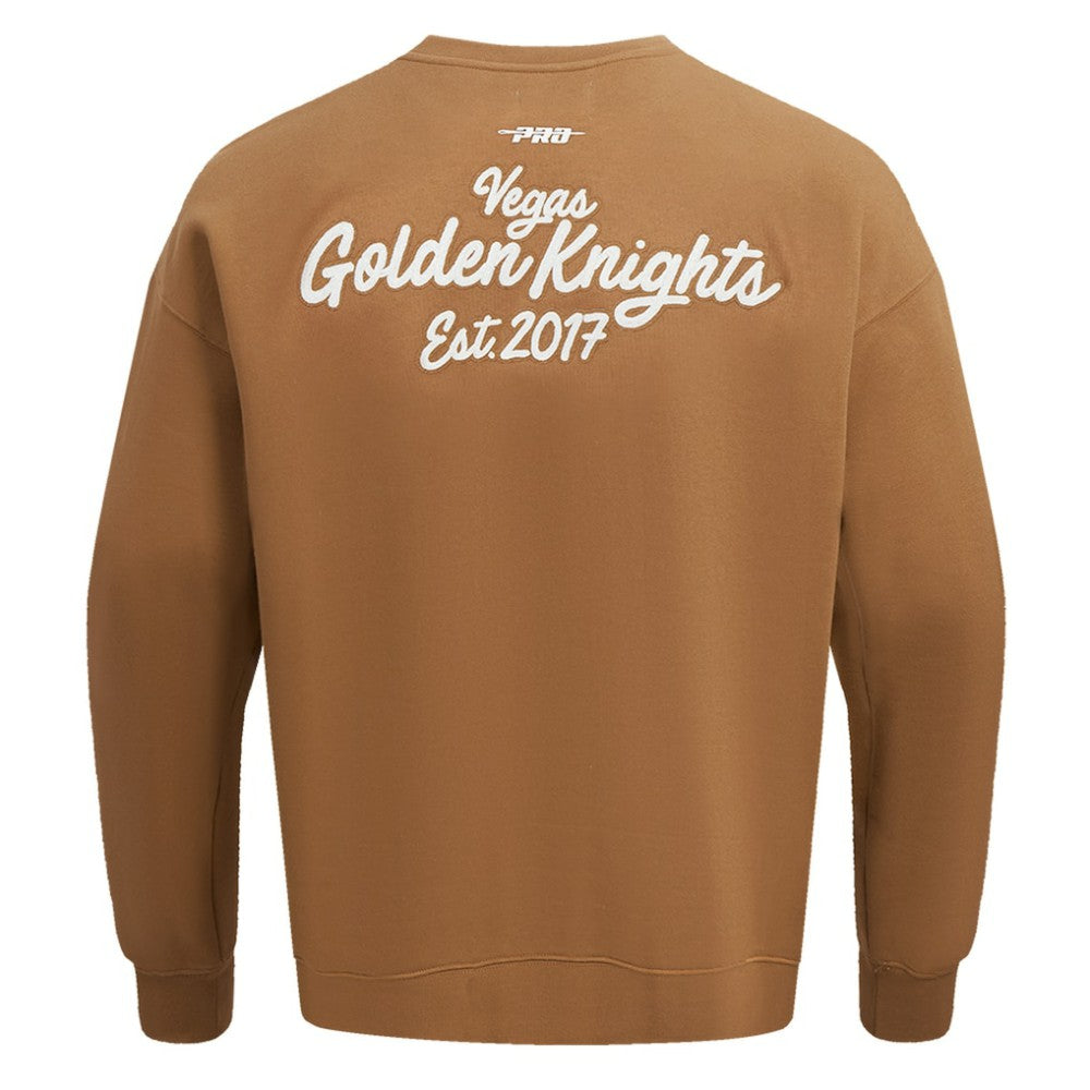 Vegas Golden Knights Pro Standard Paint the City Pullover Sweatshirt - Brown | US 201205155