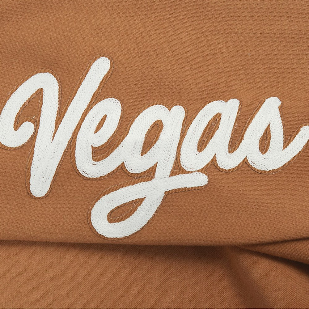 Vegas Golden Knights Pro Standard Paint the City Pullover Sweatshirt - Brown | US 201205155