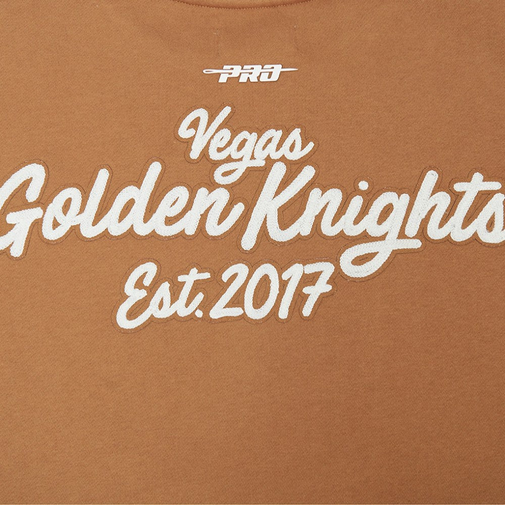 Vegas Golden Knights Pro Standard Paint the City Pullover Sweatshirt - Brown | US 201205155