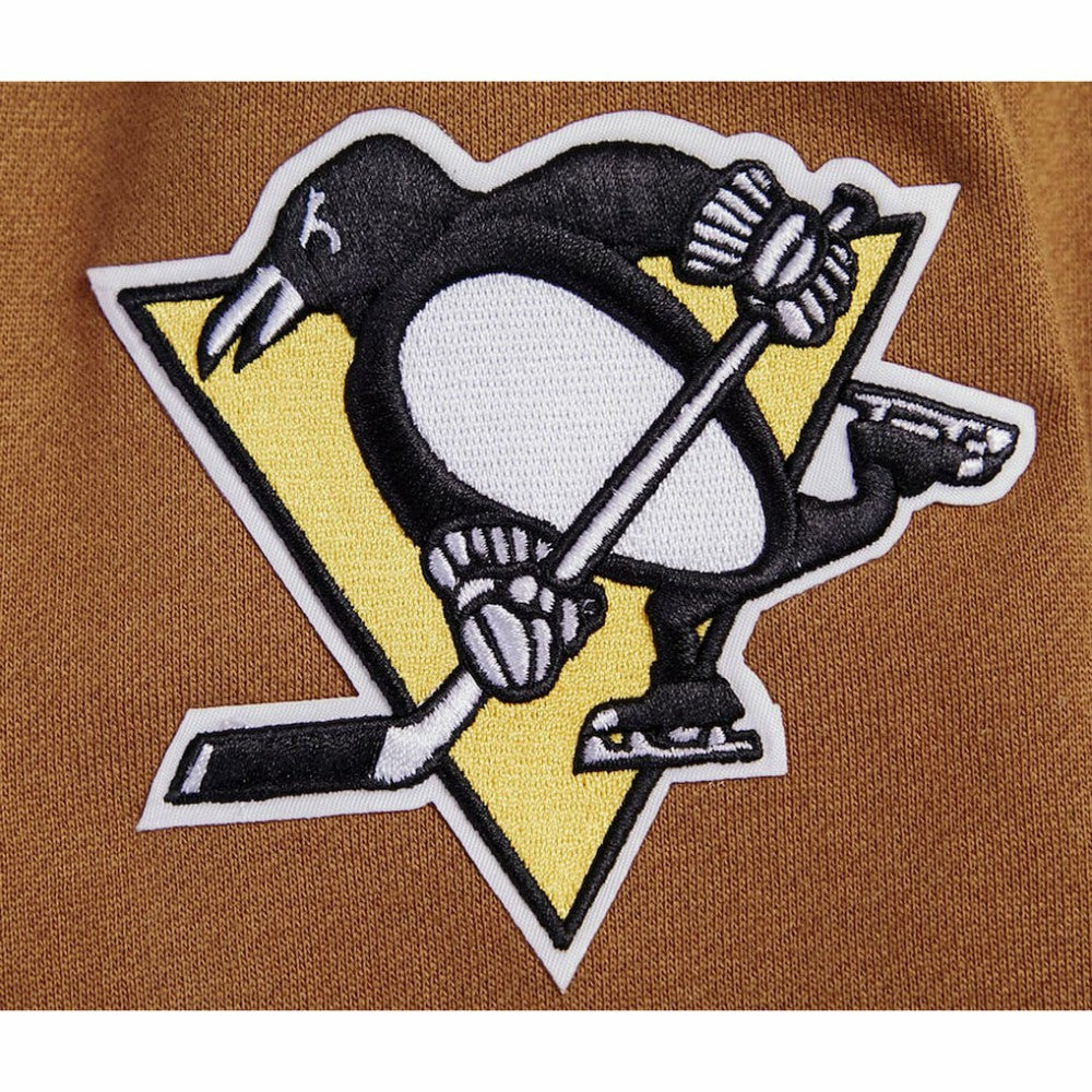 Pittsburgh Penguins Pro Standard Paint the City Pullover Sweatshirt - Brown | US 201205157