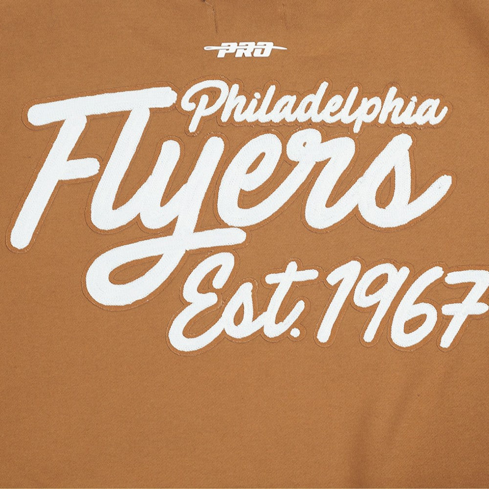Philadelphia Flyers Pro Standard Paint the City Pullover Sweatshirt - Brown | US 201205159