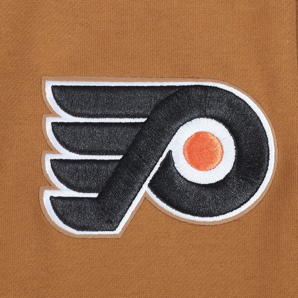 Philadelphia Flyers Pro Standard Paint the City Pullover Sweatshirt - Brown | US 201205159