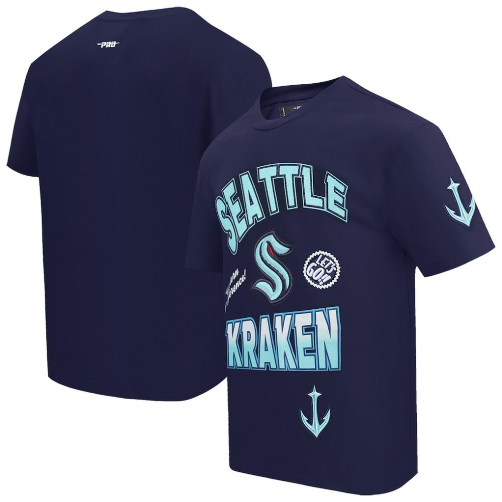 Seattle Kraken Pro Standard Turn It Up T-Shirt - Deep Sea Blue | US 201205162