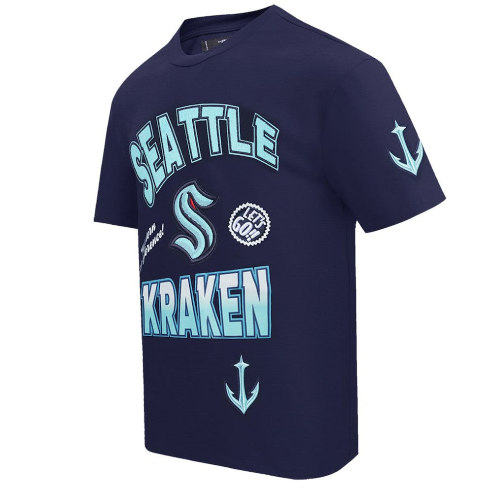 Seattle Kraken Pro Standard Turn It Up T-Shirt - Deep Sea Blue | US 201205162