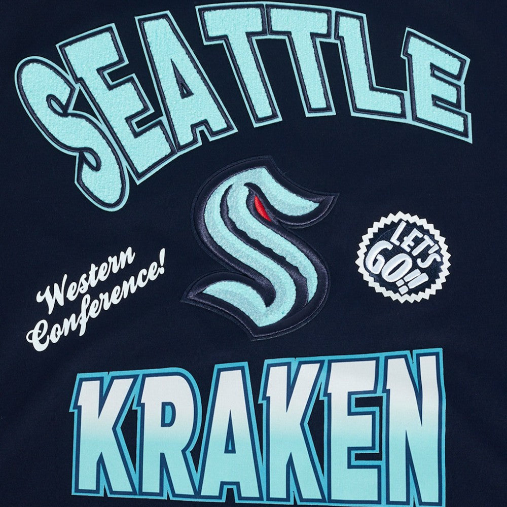 Seattle Kraken Pro Standard Turn It Up T-Shirt - Deep Sea Blue | US 201205162