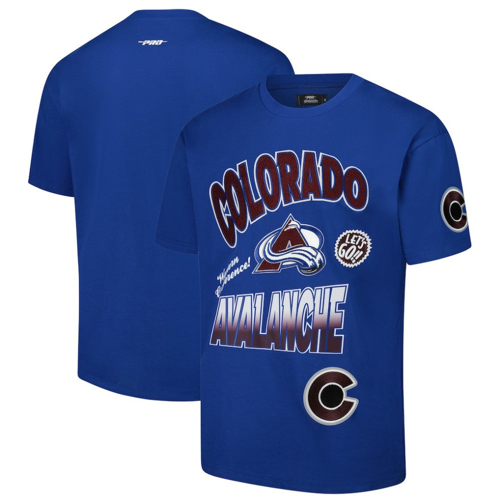 Colorado Avalanche Pro Standard Turn It Up Dropped Shoulder T-Shirt - Blue | US 201205168