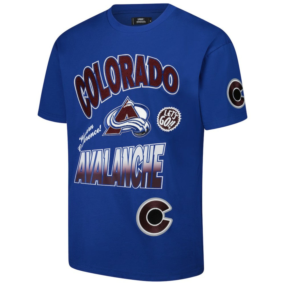 Colorado Avalanche Pro Standard Turn It Up Dropped Shoulder T-Shirt - Blue | US 201205168