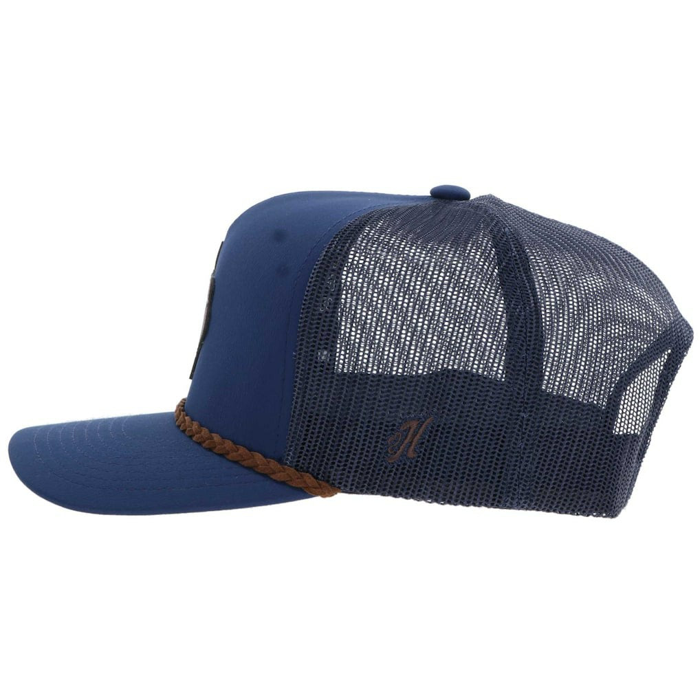 Dallas Cowboys HOOey State Patch Rope Trucker Adjustable Hat - Navy Hats