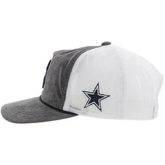 Dallas Cowboys HOOey H Cord Trucker Adjustable Hat - Gray Hats