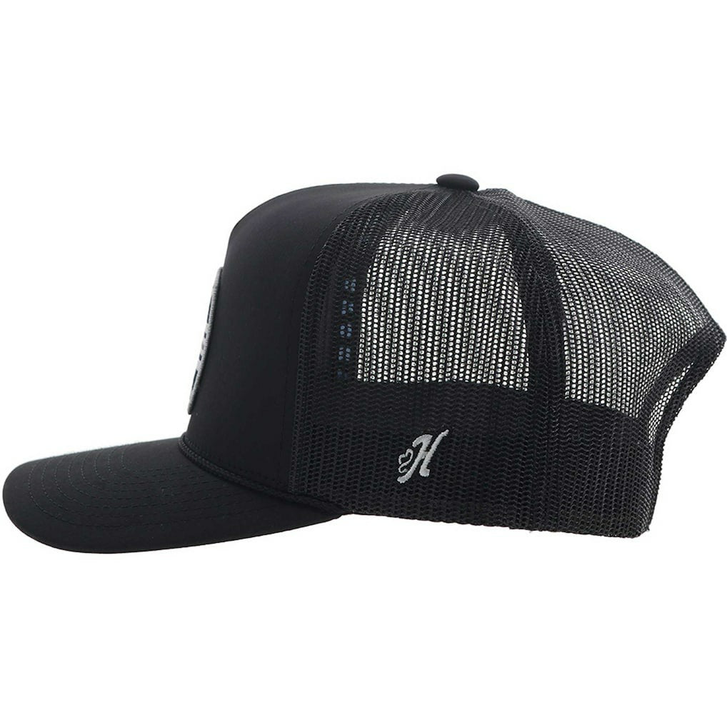 Dallas Cowboys HOOey Patch Rope Trucker Adjustable Hat - Black Hats