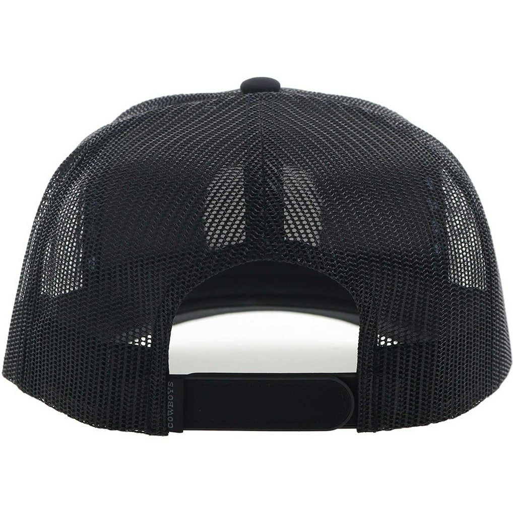 Dallas Cowboys HOOey Patch Rope Trucker Adjustable Hat - Black Hats