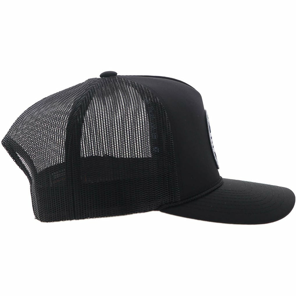 Dallas Cowboys HOOey Patch Rope Trucker Adjustable Hat - Black Hats