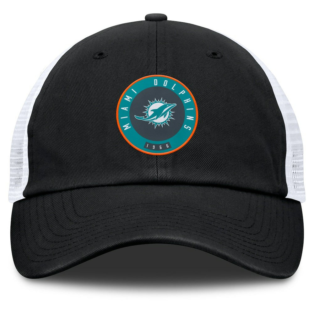 Miami Dolphins Averie Trucker Adjustable Hat - Black Hats