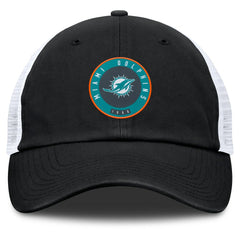 Miami Dolphins Averie Trucker Adjustable Hat - Black Hats