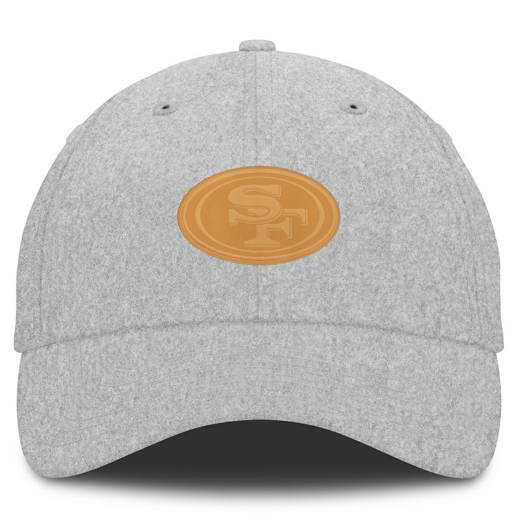 San Francisco 49ers Front Office Adjustable Hat - Heather Gray Hats