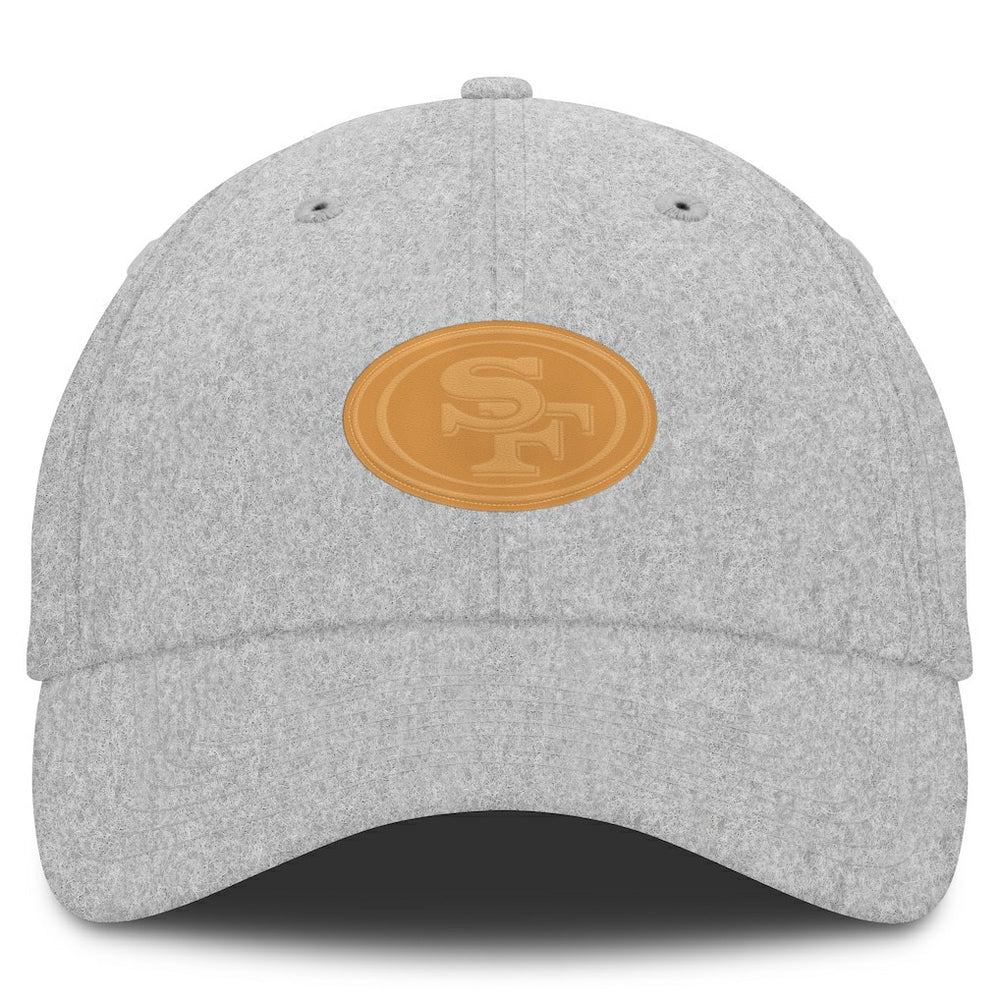 San Francisco 49ers Front Office Adjustable Hat - Heather Gray Hats