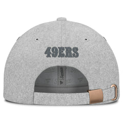 San Francisco 49ers Front Office Adjustable Hat - Heather Gray Hats