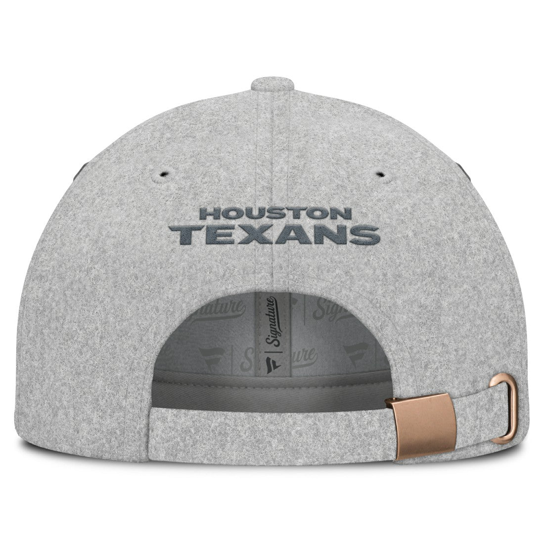 Houston Texans Front Office Adjustable Hat - Heather Gray Hats