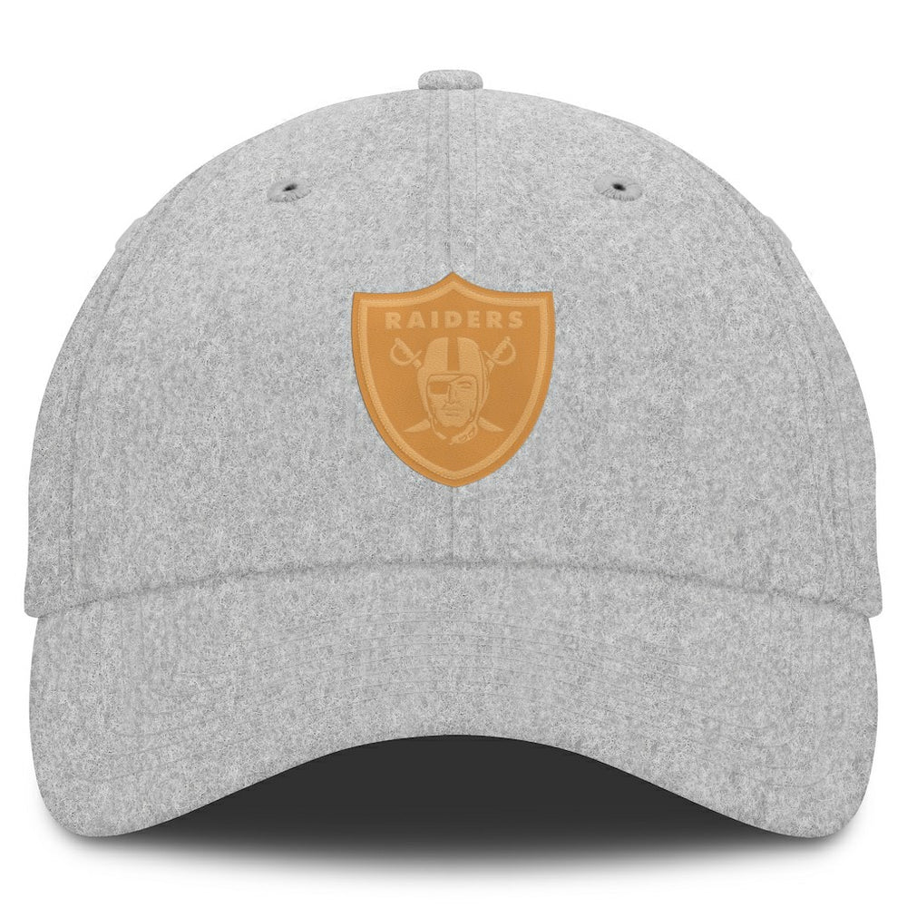 Las Vegas Raiders Front Office Adjustable Hat - Heather Gray Hats