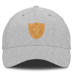 Las Vegas Raiders Front Office Adjustable Hat - Heather Gray Hats