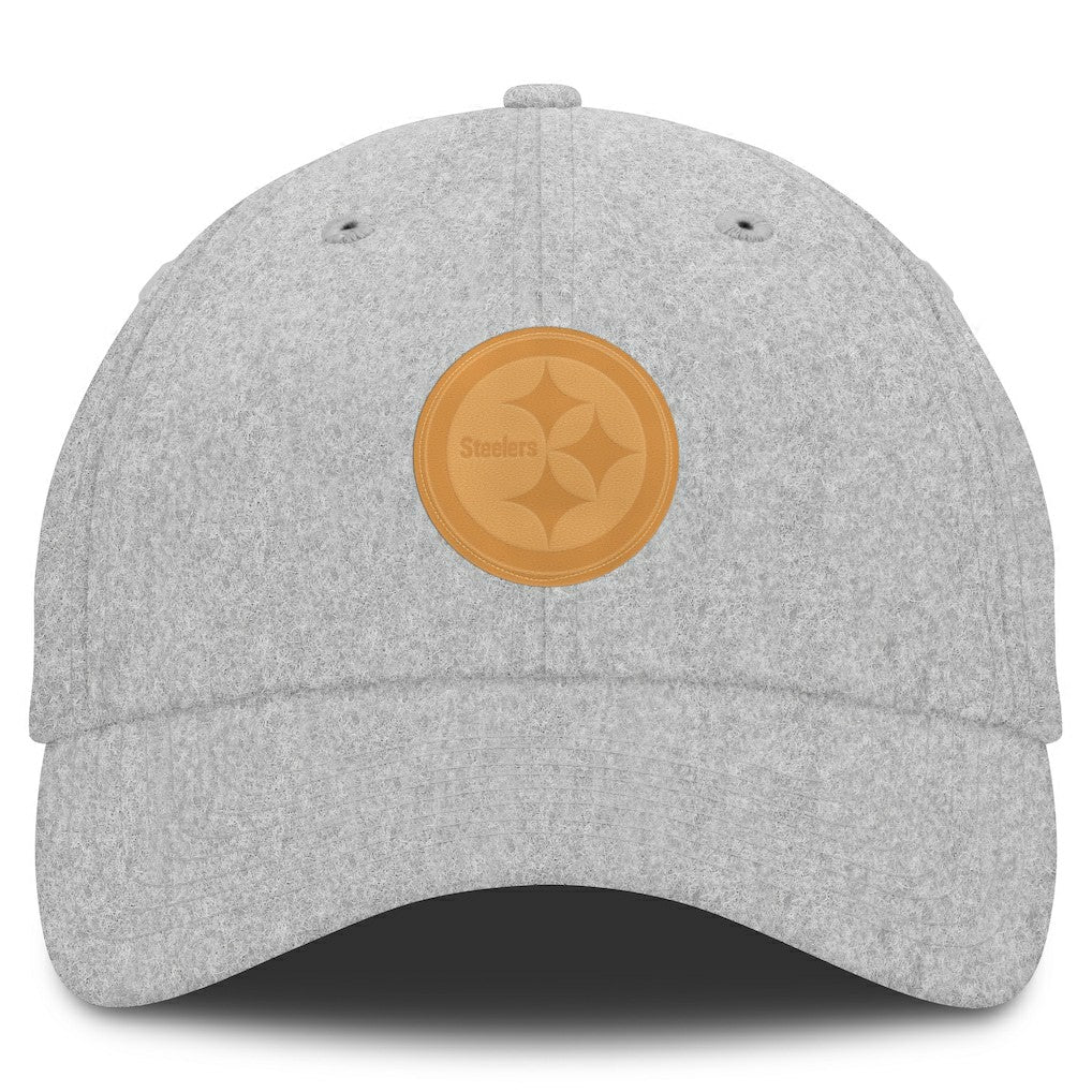 Pittsburgh Steelers Front Office Adjustable Hat - Heather Gray Hats