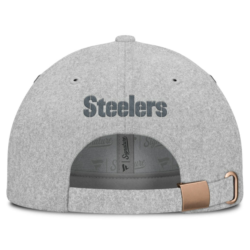Pittsburgh Steelers Front Office Adjustable Hat - Heather Gray Hats