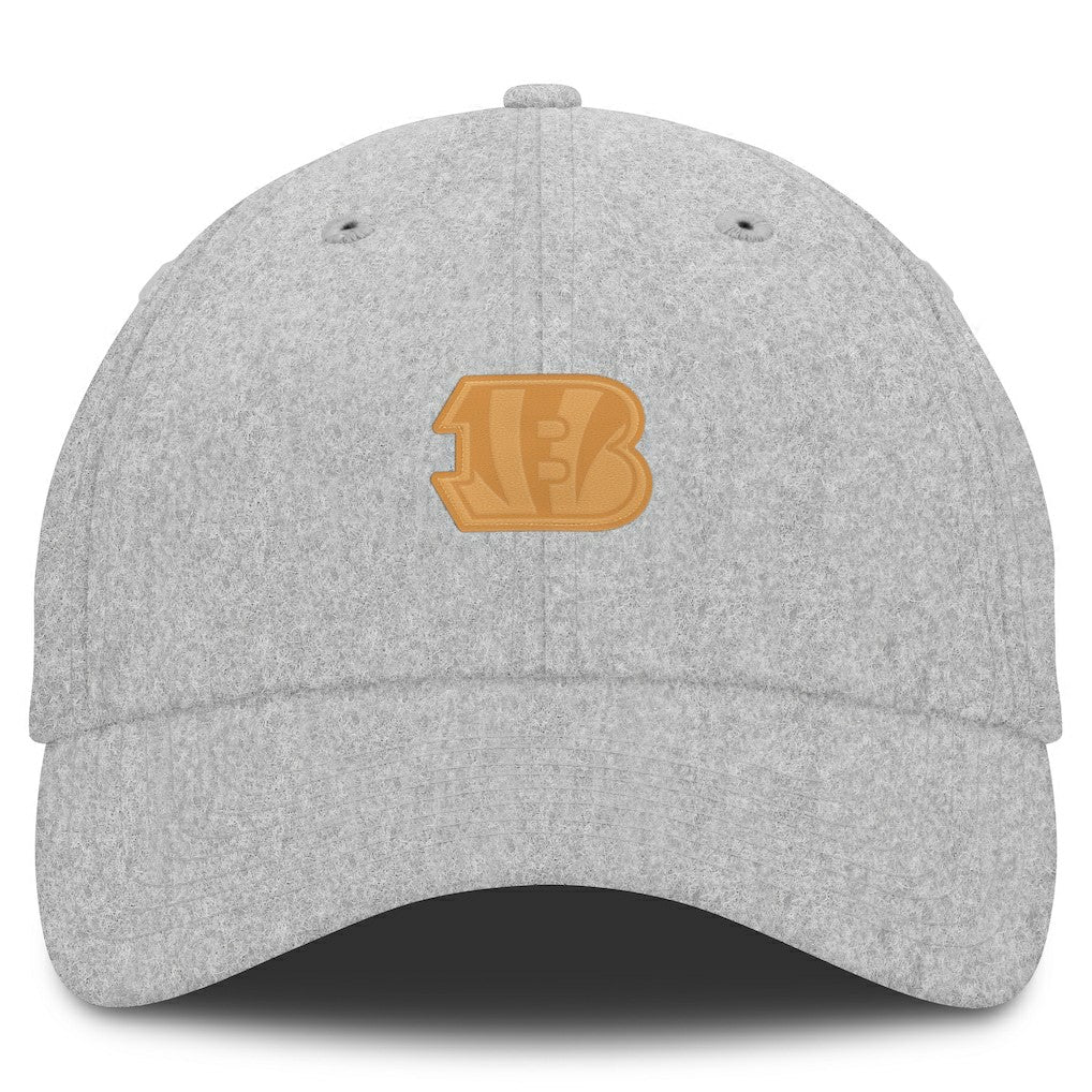 Cincinnati Bengals Front Office Adjustable Hat - Heather Gray Hats