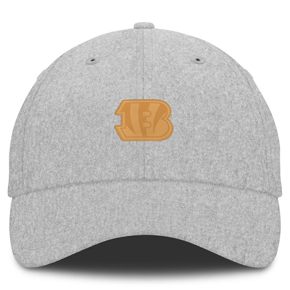 Cincinnati Bengals Front Office Adjustable Hat - Heather Gray Hats