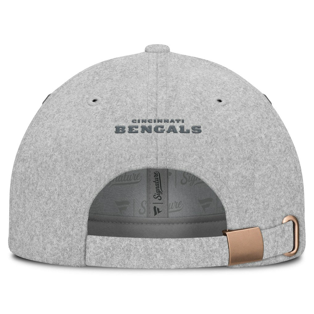 Cincinnati Bengals Front Office Adjustable Hat - Heather Gray Hats