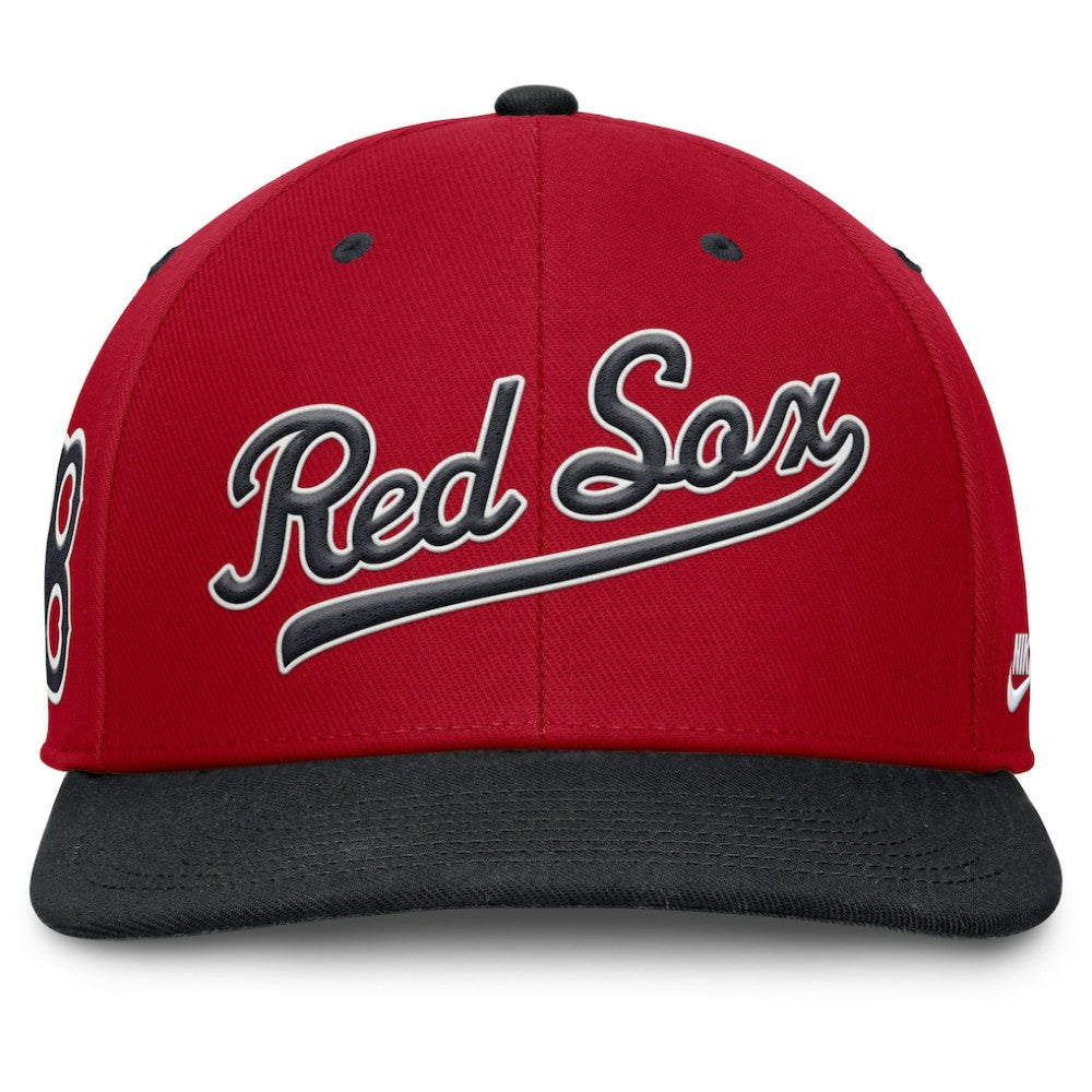 Boston Red Sox Nike Cooperstown Collection Pro Performance Snapback Hat - Red/Navy Hats
