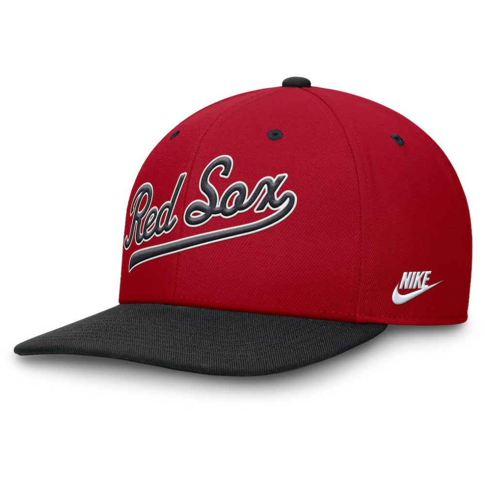 Boston Red Sox Nike Cooperstown Collection Pro Performance Snapback Hat - Red/Navy Hats