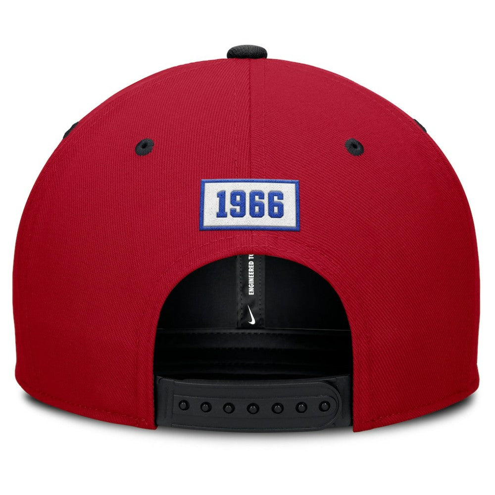 Atlanta Braves Nike Cooperstown Collection Pro Performance Snapback Hat - Red/Navy Hats