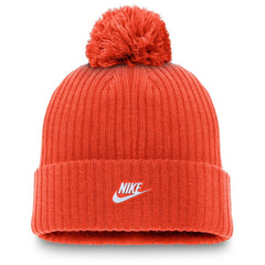San Francisco Giants Nike Cooperstown Collection Patch Cuffed Knit Hat with Pom - Orange Hats