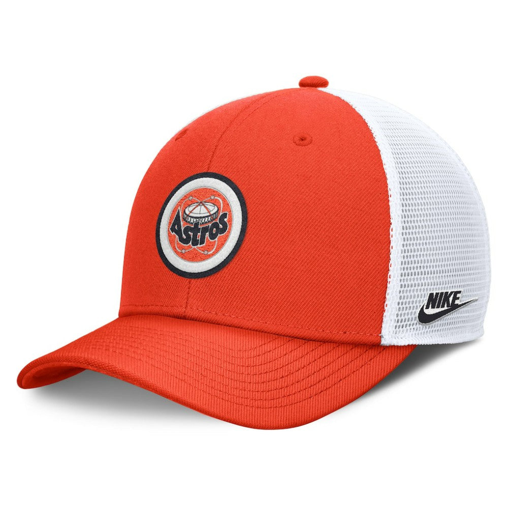 Houston Astros Nike Cooperstown Collection Rise Trucker Adjustable Hat - Orange Hats