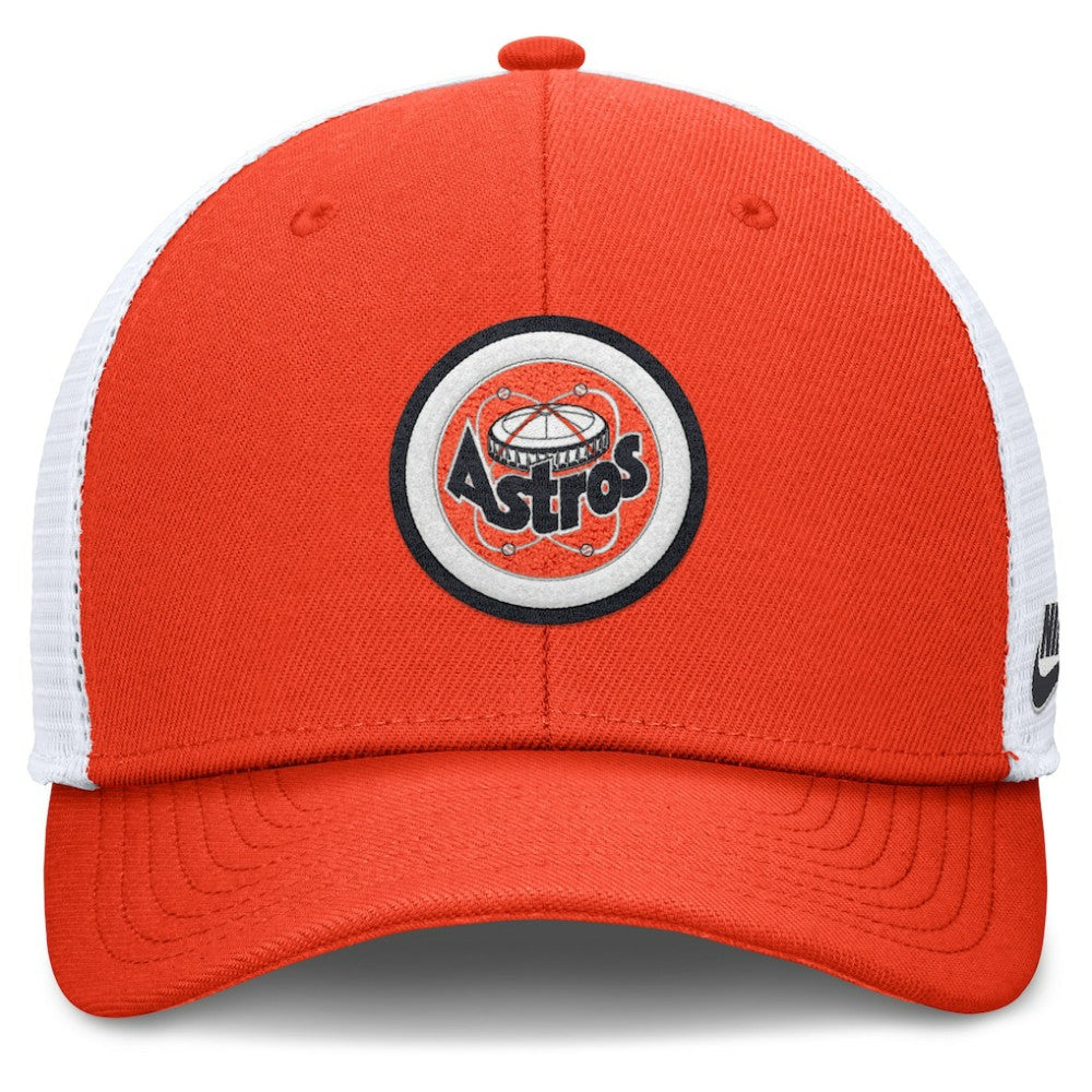 Houston Astros Nike Cooperstown Collection Rise Trucker Adjustable Hat - Orange Hats