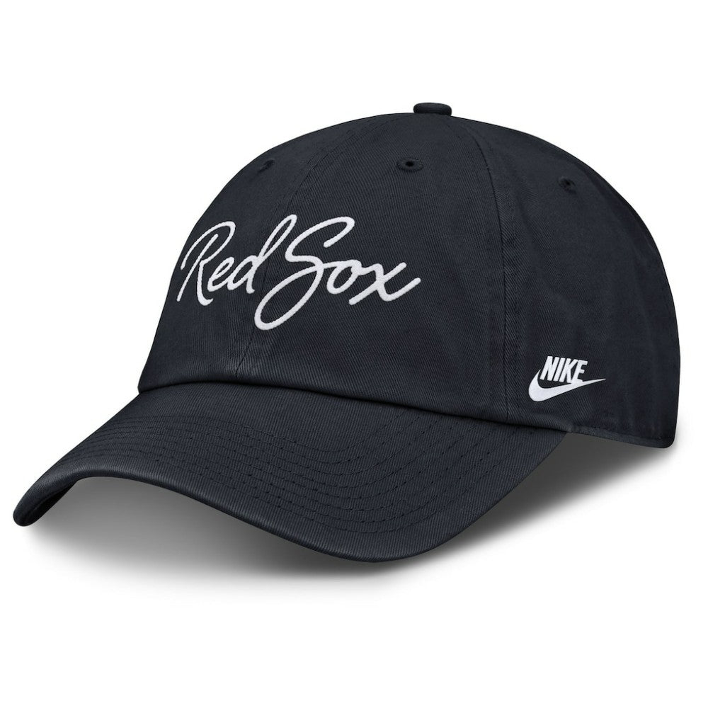 Boston Red Sox Nike Women's Cooperstown Club Script Adjustable Hat - Navy Hats